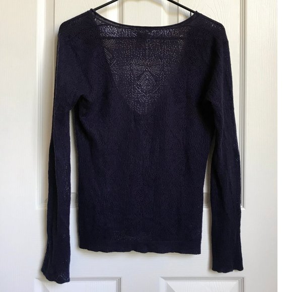 Anthropologie Silk+Cashmere Lacy Light Sweater - Picture 4 of 8